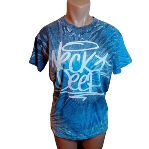 RARE‎ Neck Deep Band T-Shirt Merch Tie Dye Graphic Tee Pop Punk Indie Emo S READ